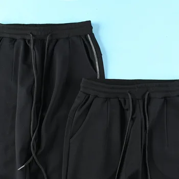 2019 Nouă dimensiune Mare 4XL-9XL Pantaloni Casual Femei Negru Pantaloni Harem de sex Feminin talie Elastic Pantaloni Confortabil 70-150 kg poate fi purtat G667