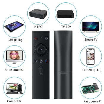 Wireless Bluetooth Voice Control de la Distanță Mouse-ul de Aer pentru Smart TV Android Box Bluetooth Voice Control de la Distanță