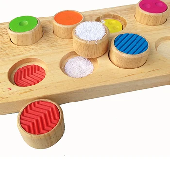 Copiii bloc de lemn Jucarii de învățare timpurie jucărie educațională montessori senzoriale Culori provocare de memorie joc meci pentru copii cadou de crăciun
