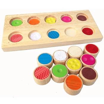 Copiii bloc de lemn Jucarii de învățare timpurie jucărie educațională montessori senzoriale Culori provocare de memorie joc meci pentru copii cadou de crăciun