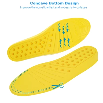 Soumit PU Invizibil Înălțime Crește Branț pentru Bărbați Pantofi pentru Femei Insertii de Suport Arc Ridica mai Inalt Creșterea Branț de Încălțăminte Tălpi Pad