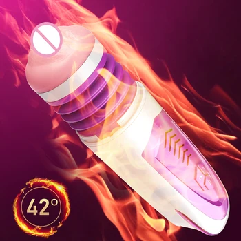 Încălzire Automata de sex Masculin Masturbator Cupa Oral Oral Jucarii Sex Mașină de Barbati Masturbare cu Vibrator Vagin Jucarii Sexuale Pentru Barbati