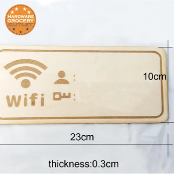 Lemn Parola Wifi Semn/Placă/Masă De Călcat Personalizat Cu Laser De Semnal Internet Indicație De Cafea De Origine Bar, Restaurant Publice