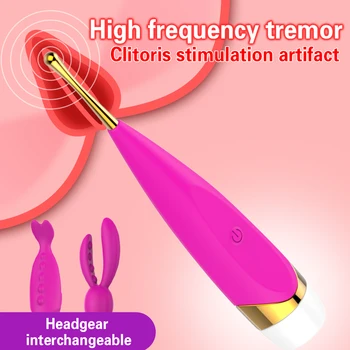 12 Viteza de Silicon Dual Vibration Baghetă Magică AV Masaj Masturbator Clitoris, Vagin, Penis artificial Vibratoare Incepator Jucarii Sexuale Pentru Femei