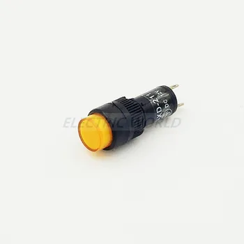 12mm plastic Indicatoare luminoase rezistent la apa, lampă de Semnal fără fir 12V 24V 220v putere lampa semnal LED indicator indicator luminos