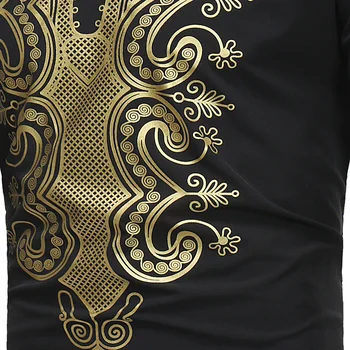 Africa de Îmbrăcăminte Tricou Homme 2020 Brand Nou Africane Dashiki Tradiționale Dashiki Maxi Om Camasa Barbati cu Maneci Lungi T-shirt de sex Masculin
