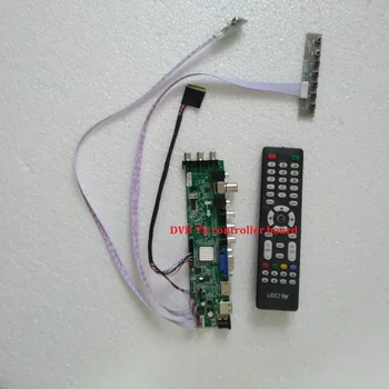 Kit Pentru LTN156AT02-D04 WLED DVB-T de la distanță 1366X768 controler de Semnal bord VGA LED HDMI digital 40pin TV LVDS USB