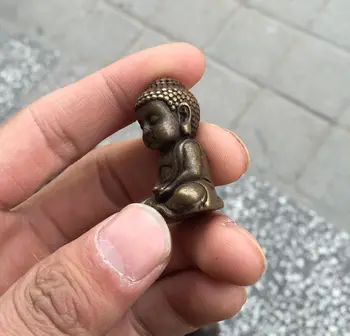 Cupru pur colectia handmade copil drăguț statuie a lui Buddha