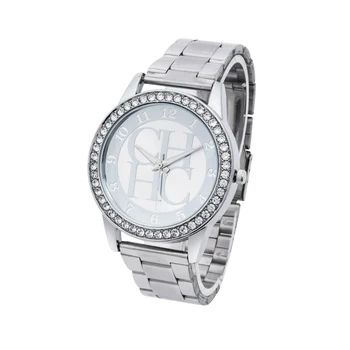 Brand de lux CH Femei Ceas de Moda Clasic de Lux din Oțel Inoxidabil Ceasuri Stras Cuarț Femei Ceasuri Relogio Feminino