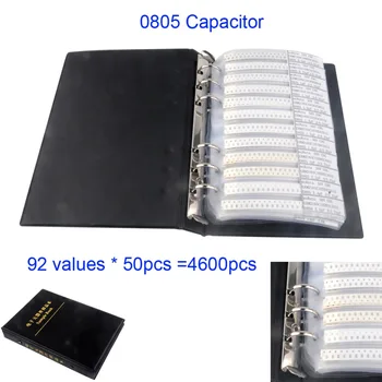 4600pcs/set SMD 0805 Chip Condensator Eșantion de Carte Sortiment Kit 92value x 50buc
