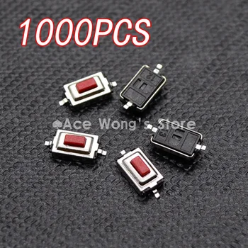 1000PCS/Lot 3*6*2.5 MM 3X6X2.5MM Tactile Tact apăsați Butonul Roșu Micro Comutator de Moment