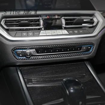 Auto Styling Aer Condiționat CD Buton de pe Panoul de Capace Decorative Autocolante Garnitura Pentru BMW Seria 3 G20 G28 Auto Accesorii de Interior
