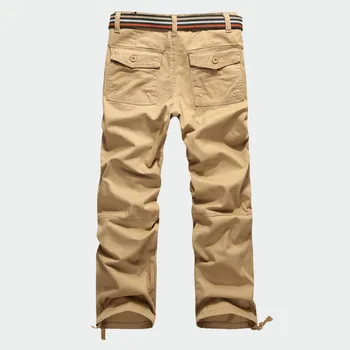 Bărbați de înaltă Calitate Militar Cargo Pantaloni Lungime Completă Multi Buzunare Camuflaj Pantaloni Casual Bumbac Dimensiune 30-40