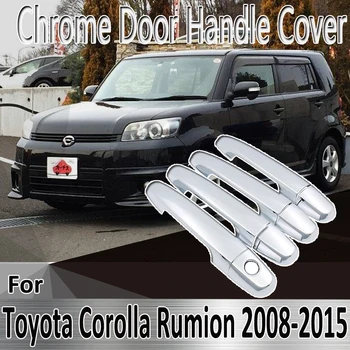 Pentru Toyota Corolla Rumion Rukus 2008~Styling Autocolante Decor Cromat Mâner de Ușă Acoperi vopsea Refit Accesorii Auto