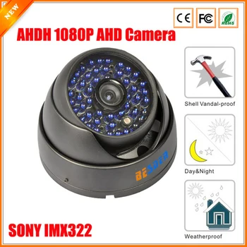BESDER SONY IMX323 Vandal-proof Impermeabil Interior Exterior IR Viziune de Noapte Camera Dome ADHD AHD Camera de Securitate CCTV 1080P