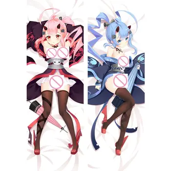 Joc Anime Azur Lane pernă Acoperă Azur Lane Dakimakura cazul Sexy fete 3D față-verso, lenjerie de Pat Îmbrățișându Corp față de pernă AL02B