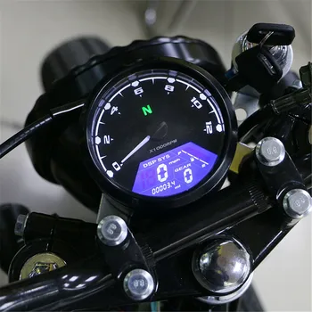 Motocicleta Metru LED Digita semnalizator Turometru Kilometraj Vitezometru Metru Ulei Multifuncțional Cu Viziune de Noapte Dial