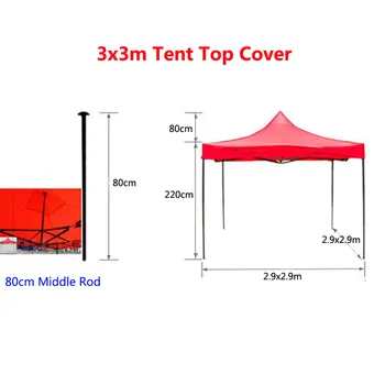 Înlocuirea Oxford Camping Cort Baldachin Tent Capacul Superior Camping Cort Plaja Cadru Dovada De Soare Prelată În Aer Liber Camping Accesorii