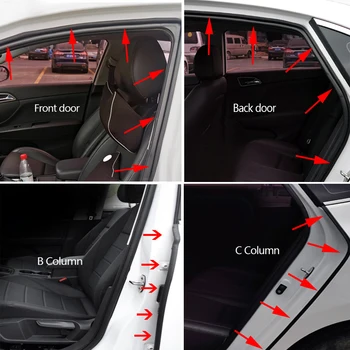 Ușa mașinii de Etanșare Benzi Portbagaj Marginea Autocolante Pentru Mitsubishi motors asx, lancer 10 9 x outlander xl pajero sport 4 l200 carisma