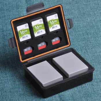 1buc Bateriei Cutie de Depozitare SD TF Card de Memorie de Caz pentru Sony NP-FW50,Canon LP-E12,Nikon ENEL23,Fuij NPW126,Olympus BLN1,Kodak CR-V3