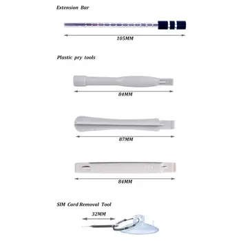 115-ÎN-1 Surubelnita de Precizie Instrumentul de Reparare Kit, Plus Magnetice din Oțel Multi Specialitate PENTRU Toate iPhone Versiuni de MacBook Tableta