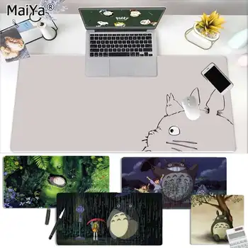 Maiya anime Totoro și prietenii Gamer Viteza Șoareci de vânzare cu Amănuntul Mici de Cauciuc Mousepad Transport Gratuit Mari Mouse Pad Tastaturi Mat