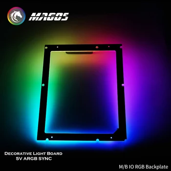 M/B IO RGB Backplate, Decorative Lumina Bord 5V ARGB SINCRONIZARE, Far Desktop ATX Placa de baza emițătoare de Lumină Înapoi Lumina