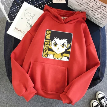 GON FREECSS scrisoare Unisex Bărbat Femeie Pulover HUNTER X HANORACE moda de desene animate Anime casual HOODIE Streetwear tricou