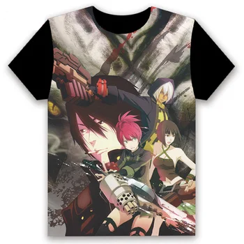 Anime Joc god EATER 2 Vrac Stil Harajuku Bărbați T-shirt Cosplay Femei Cupluri Maneca Scurta Unisex Vintag Casual Tricou Negru Topuri