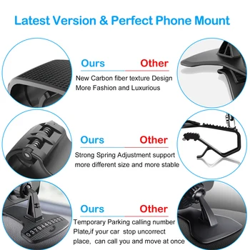 XMXCZKJ Universal Magnetic de Bord Auto Suport de Telefon Rotativ la 360°, Mașină, Telefon, Stand Pentru Iphone 6 8 11 Samsung Xiaomi 6 6X 9