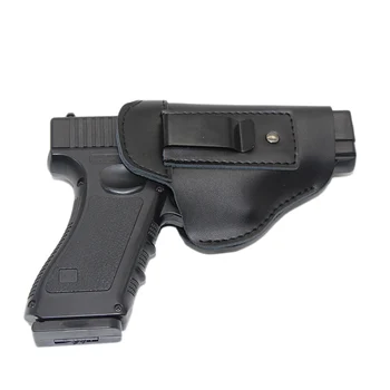 Tactic Pistol Hoslter Arme Airsoft Toc de pistol pentru Glock 19 Beretta M92 Cz75 Makarov Toc din Piele Cu Clip Accesorii de Vânătoare