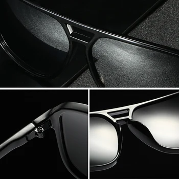 SIMPRECT Polarizat ochelari de Soare Barbati 2021 Oglindă Mare Pătrat ochelari de Soare Retro Vintage permis de Ochelari de Soare Pentru Barbati Oculos UV400