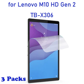 3PCS PE moale protector de ecran pentru Lenovo Tab M10 HD Gen 2 (a 2-a Generație)-TB X306F TB-X306X 10.1