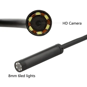 720P 8mm 1/2/5/3.5 M de Cablu rezistent la apa HD Endoscop WIFI, Camera de Inspecție Android IOS Mini Wifi Camera Endoscopica Inspectie Auto