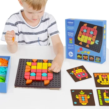 Puzzle Jucarii pentru Copii cu forme Geometrice Puzzle Mozaic ABS Vechi Interactive, Jucarii Creative, Jucarii Educative, Cadouri pentru Copii de 3 Ani