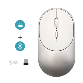 Mouse-ul Ultra-subțire Mouse-ul fără Fir Bluetooth 5.1+2.4 G Dual în Modul de Jocuri de noroc Șoareci Optice Noi