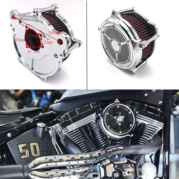 Motocicleta CNC piese Pentru Harley Dyna Softail Touring Aluneca Sportster XL 883 XL 1200 EVO Twin Cam Filtrului de Aer de admisie a Filtrului de RSD