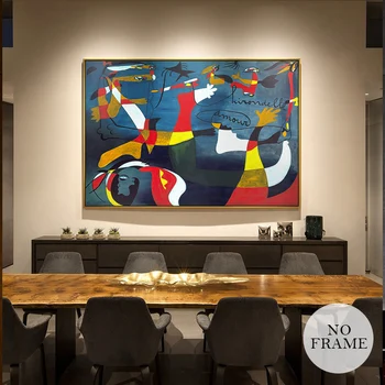 Celebrul Picasso Abstract Pictură în Ulei Pânză Mare Imagini de Arta de Perete pentru Camera de zi Decor Acasă (Fara Rama)