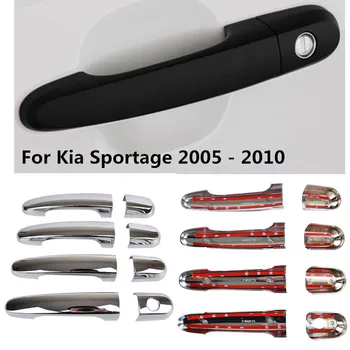 Pentru Kia Sportage 2005 - 2010 Laterale Cromate Mânerul Ușii Capacul Prinde Tapiterie Auto Ramă De Turnare Autocolant 2006 2007 2008 2009