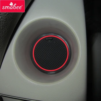 Smabee Poarta auto slot rogojini Pentru Mazda 8 2009 - 2016 MAZDA8 Accesorii de Interior Usa Groove Mat ALB ROSU