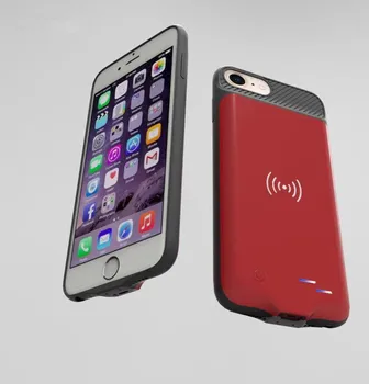 5000mah Wireless baterie caz pentru iPhone 678 plus Baterie Caz de Încărcare Wireless Qi puterea de caz pentru iphone 6 7 8 plus
