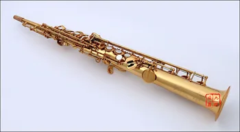 JK Keilwerth SX90II Saxofon Soprano Aur si Nichel B plat Soprana Direct cu două gat ,caz, purtător de cuvânt, mănuși, stuf