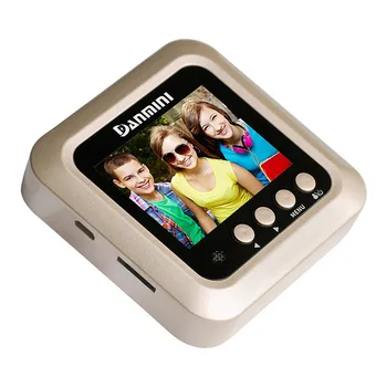 Danmini W5 2.4 inch Usa de Securitate Digitală Ecran Color Nu Deranjeze Peephole Viewer 2 MP Sprijin Maxim 32G Card TF(Aur)