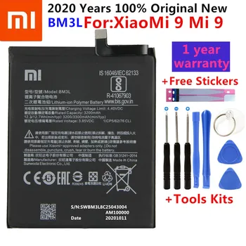 Original, Acumulator de schimb Pentru Xiaomi 9 MI9 M9 KM 9 BM3L Autentic Telefon cu Baterie de 3300mAh Cu Instrumente