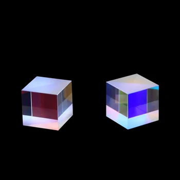 Dicroice Cub de Sticlă 30mm 4 Partea Fascicul de Lumină Combiner pentru Fotografice Culoare Prisma Acasă Copii Accesorii Cadou