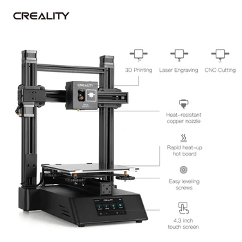 Imprimanta 3D CREALITY CP-01 Modernizate 3 in 1 Ender Lemn Router CNC 500mw Gravura Laser Printer 3D DIY Auto-Kit de asamblare