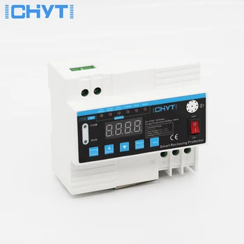 ICHYTI 1-63A Adjustable140-300V Peste Si Sub Tensiune Protector Display LED Releu de Protecție Cu Voltmetru