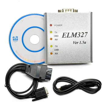 ELM327 Metal Aluminiu OBD2 Instrument de Diagnosticare Auto ELM 327 USB Metal Interface Cititor de Cod Scanner V1.5/V1.5a