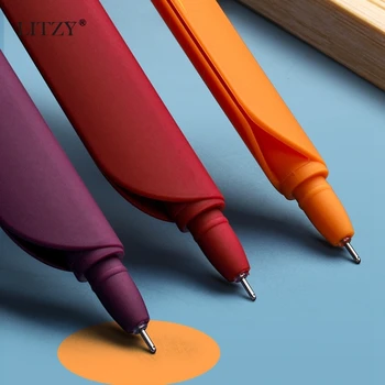 5Pcs/Lot 0,5 mm 3 In 1 Multifunctional Retro Culoare Pix cu Gel Jurnalul Creativ al Domnitorului Pen Desene animate Marcaj Pen Rechizite Școlare
