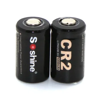 2 buc/set Soshine 3V 1000mAh CR2 Lithium Baterie Li-ion Non-Acumulator pentru Lanterne LED-uri Faruri